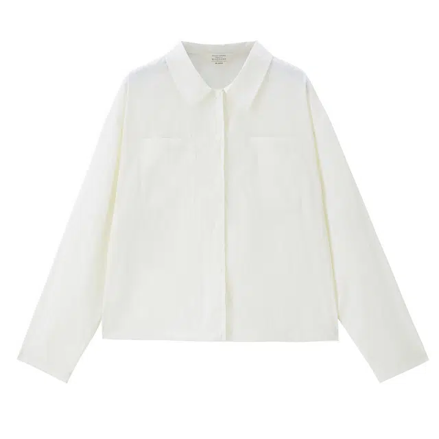 佐丹奴 纯色翻领口袋防晒长袖风衣 女款