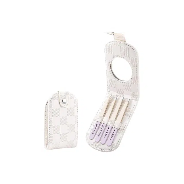 小天籁 高精密小镊子 修眉拔胡子 假睫毛镊子拔毛钳工具套装眉毛夹