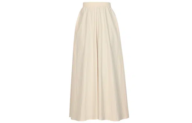 森女部落 原创高腰宽松大摆垂感休闲裤度假风阔腿裤小个子夏季 女款