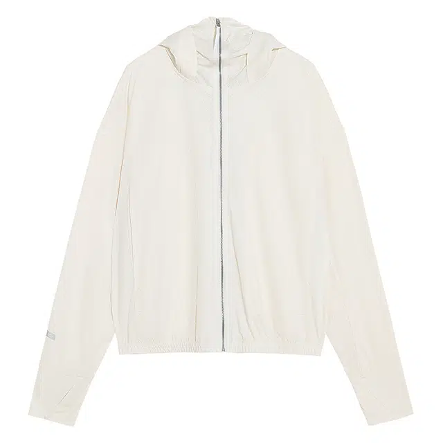 美特斯邦威 时尚简约纯色舒适长袖 防紫外线防晒服 女款