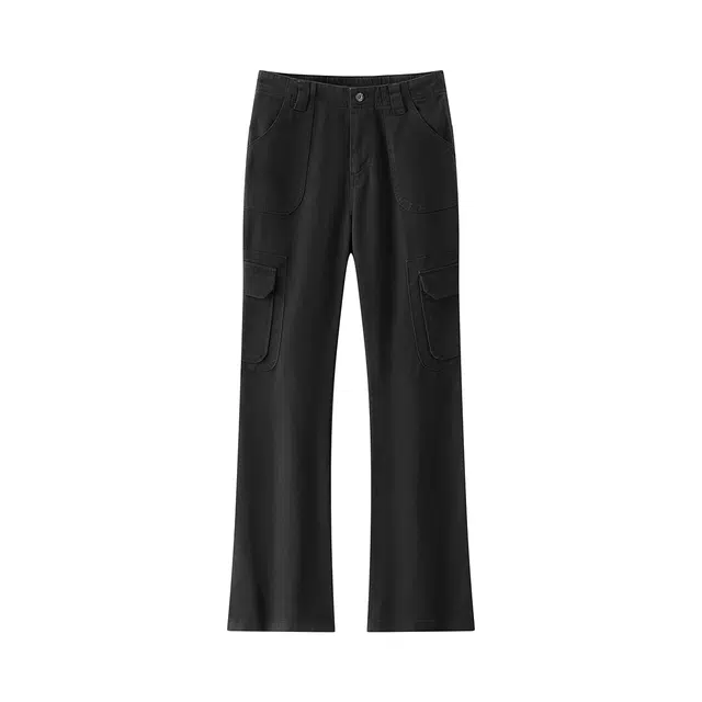 森马 喇叭个性做旧舒适休闲裤 女款