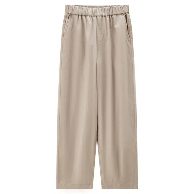 佐丹奴 中腰宽松直筒裤九分休闲裤 女款