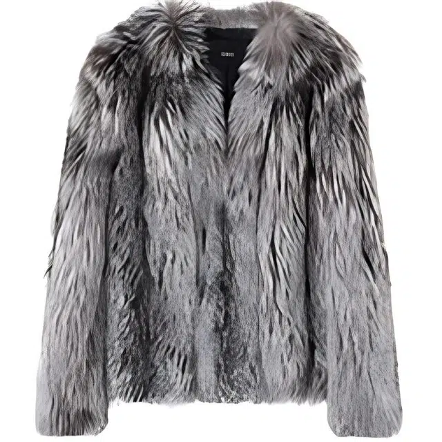 Coco Limited Long Sleeve Fur Silver Fox