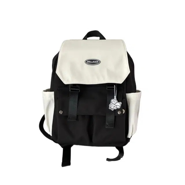 凡思曼 大容量逛街 帆布 双肩包 大号 男女同款情侣款 多色