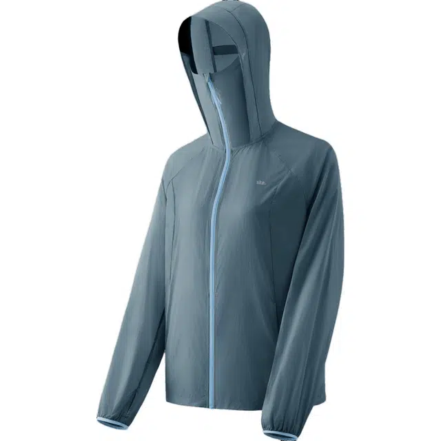 蕉下 纯色连帽简约舒适百搭长袖 透气速干防水耐磨防紫外线凉感防晒服 女款