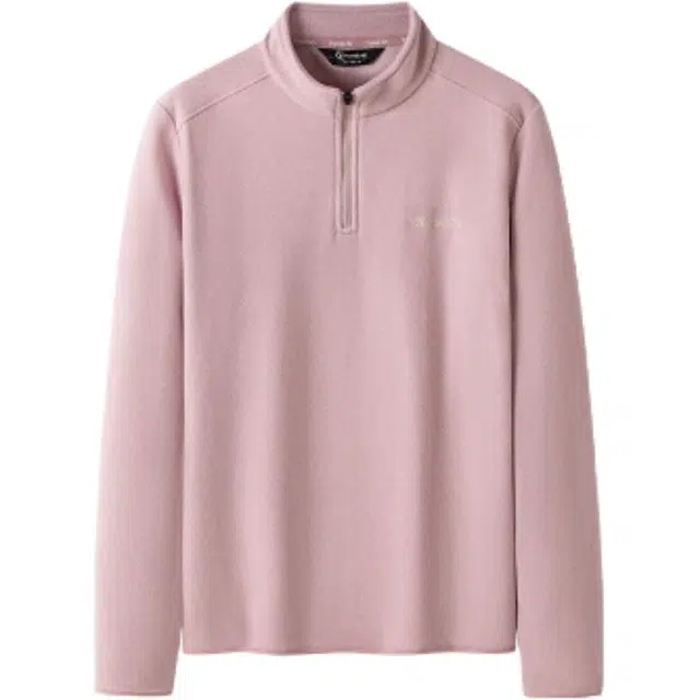 探路者 舒适透气保暖绒感外套 女款 磁瓦粉