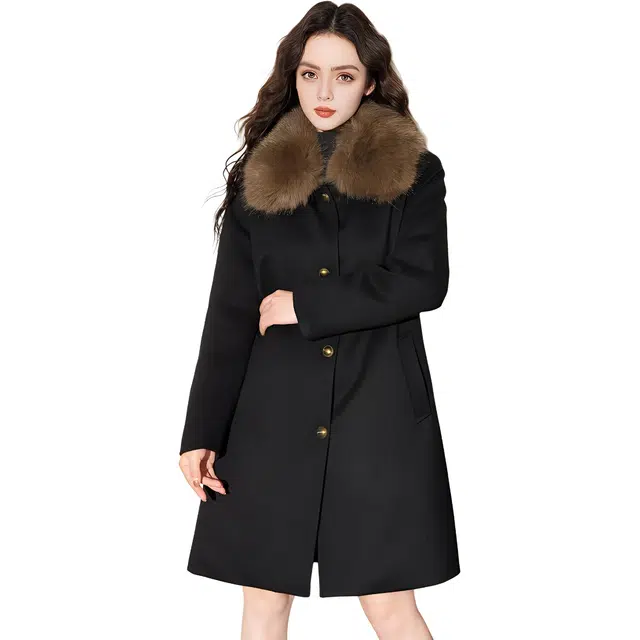 法文箱子 休闲简约通勤长袖西装 女款 黑色