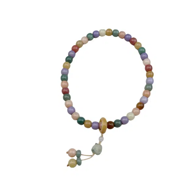 京华录 时来运转新中式转运文玩佛珠 菩提根 手串 女款