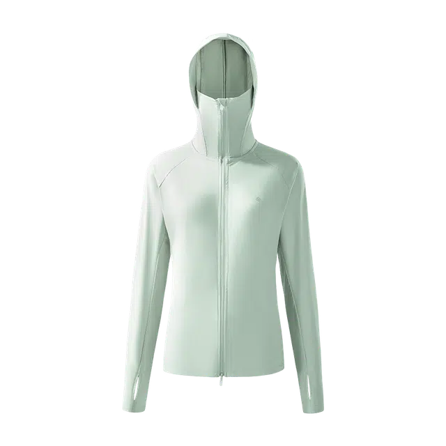 网易严选 防紫外线多波段连帽纯色拉链 超轻透气防晒服 女款