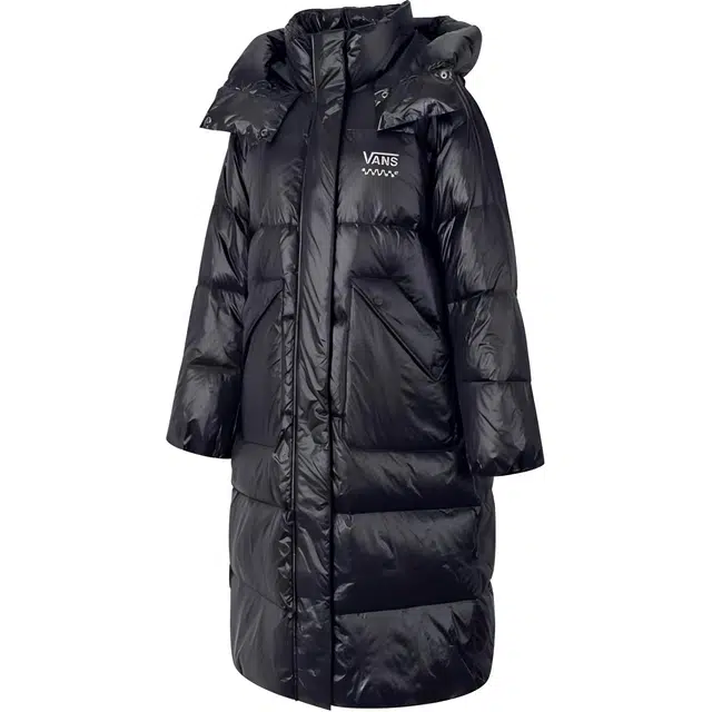 Vans Big Hood Long Down Jacket Black
