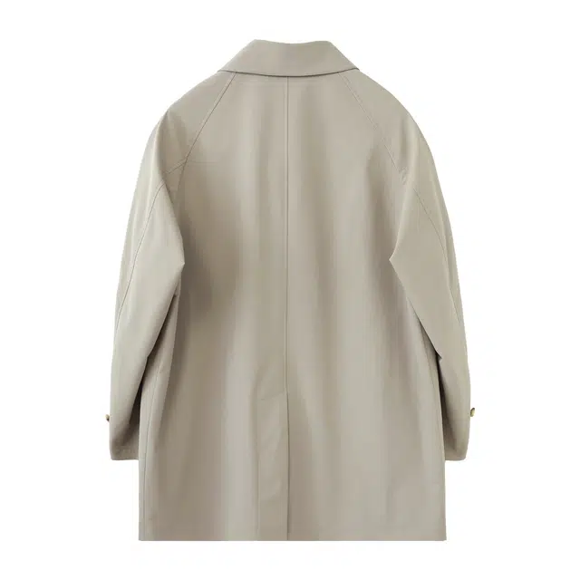 丹宁哲学 防风防水抗皱高级感纯色插肩外套风衣 男款