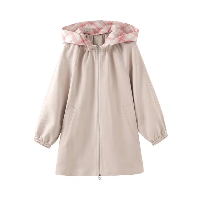 花栗鼠小姐 时尚舒适百搭风衣 女款