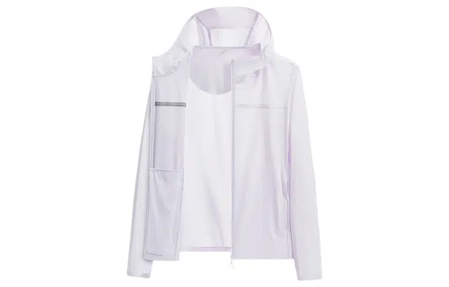 木林森 纯色连帽休闲长袖防晒服 女款