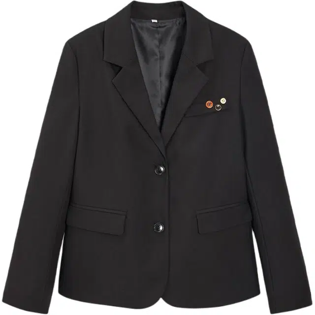 爱依服 纯色舒适简约西装 女款