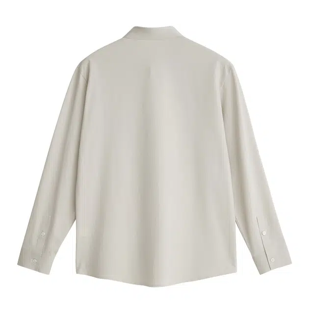 丹宁哲学 舒适无拘束高弹力修身针织长袖衬衫 男款