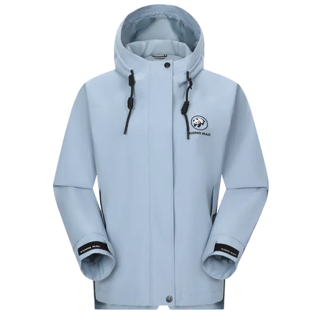 熊猫  硬糖系列 山系户外科技抗暴雨时尚排汗  防水防风透气防泼水耐磨冲锋衣 女款