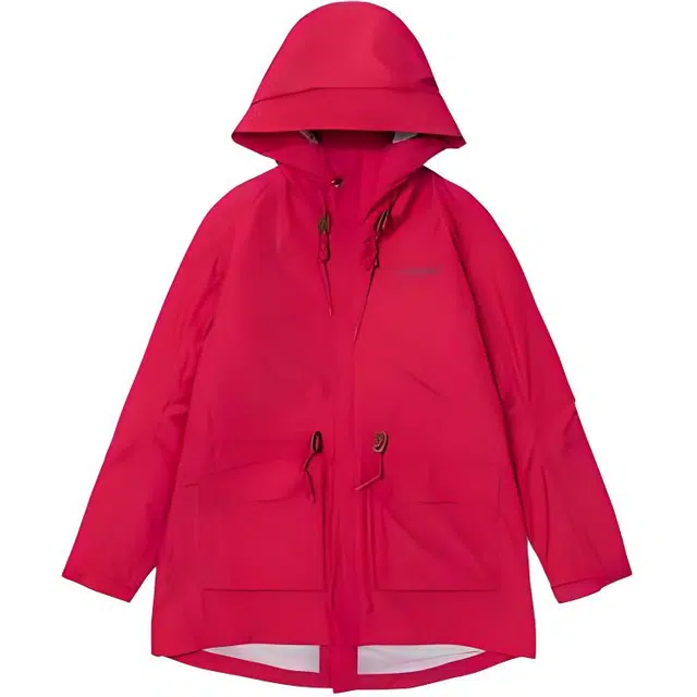 探路者  防水透气保暖舒适三合一 冲锋衣 女款 胭脂红