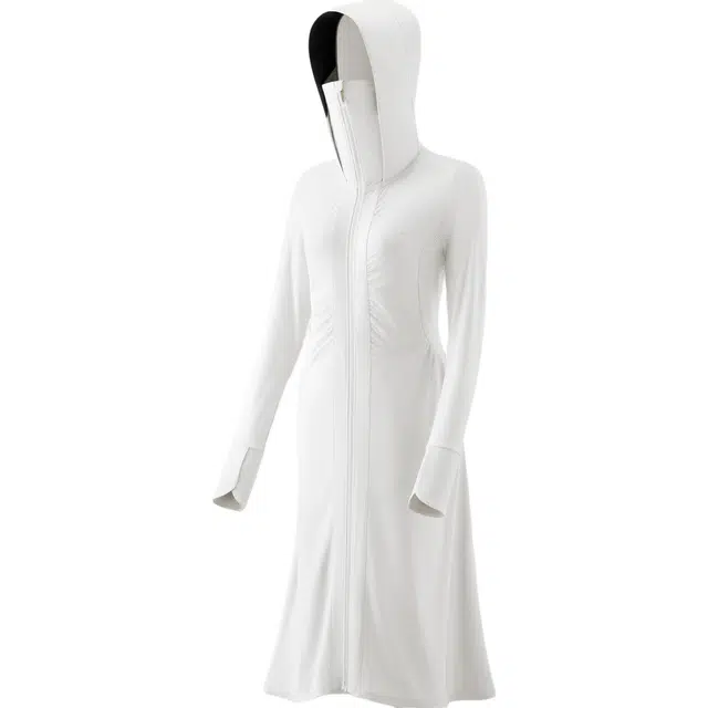 蕉下 超透气不闷汗修身收腰显瘦百搭防紫外线长裙防晒服 女款