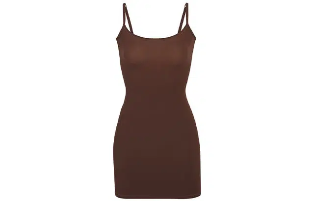 SKIMS FITS EVERYBODY SLIP DRESS COCOA