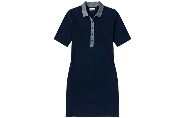 Lacoste SS22 Polo Dress Navy