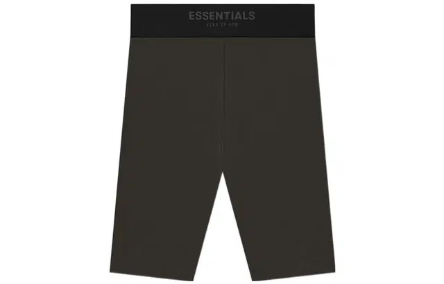 Fear of God Essentials FW22 Womens Sport Shorts Off Black