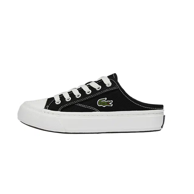Lacoste Canvas Low Sneakers Black