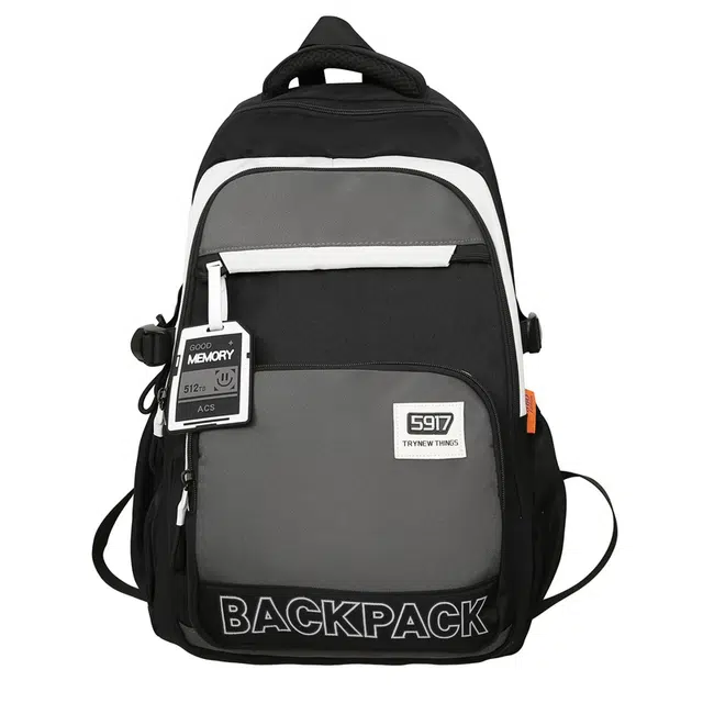 恒源祥 简约百搭通勤 尼龙 双肩包 男女同款情侣款 多色