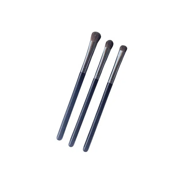 计轩  小马毛眼影刷大小号三件套软毛化妆刷 柔软 卧蚕细节刷提亮刷