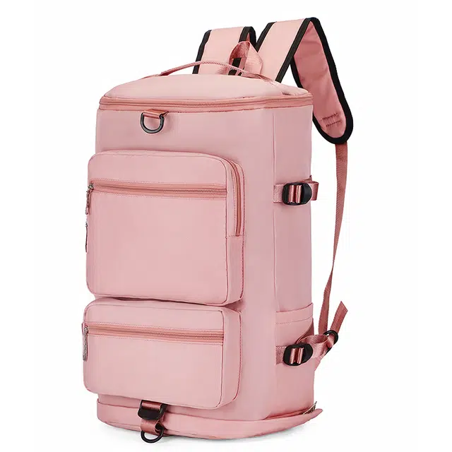 恒源祥 简约露营短期大容量干湿分离防水 尼龙 旅行包 男女同款情侣款 多色