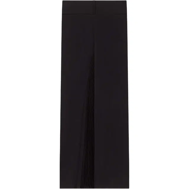COURREGES SS25 INFINITY PLEATS JERSEY PANTS BLACK