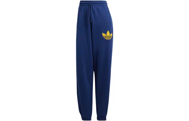 adidas originals Pearl Trefoil Cuffed Sweat Pants Logo
