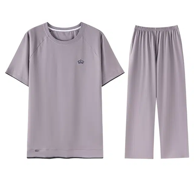 向薇 凉感休闲可外穿长裤可外穿居家服睡衣套装 男款