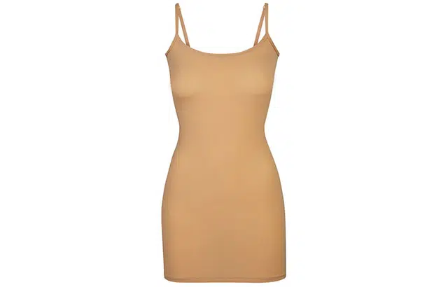 SKIMS FITS EVERYBODY SLIP DRESS OCHRE