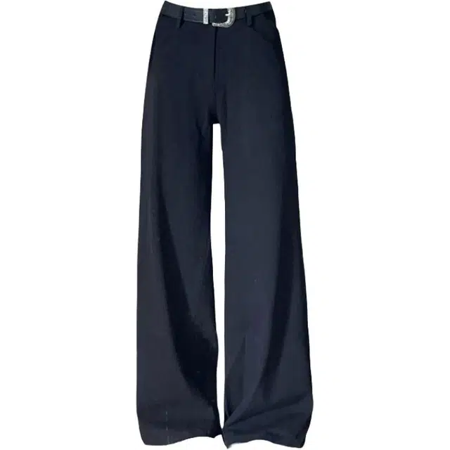 哒头下雨不愁 复古垂坠感西装阔腿休闲裤 女款 黑色