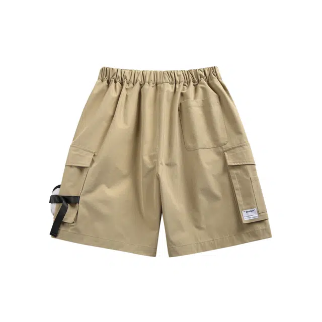 【dme】 复古多口袋可拆卸小包阔腿休闲五分裤工装短裤 男女同款