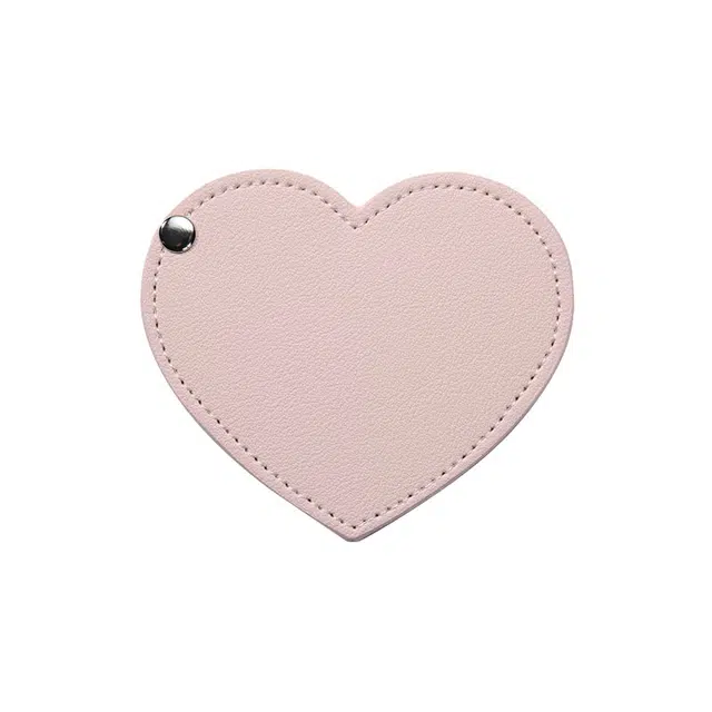 计轩 随身爱心便捷折叠旋转补妆镜