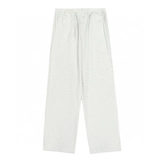 哒头下雨不愁 时尚碎花提花慵懒风休闲裤 女款