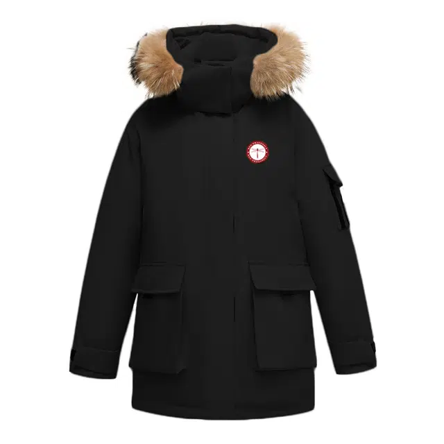 红蜻蜓 连帽休闲简约棉服 男女同款