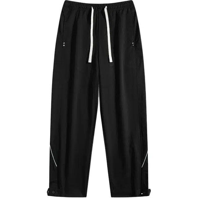 曲韩 嘻哈美式街头直筒休闲裤 男女同款