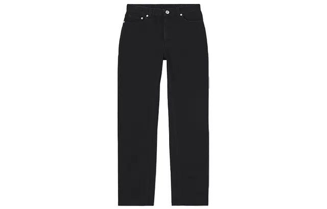 Burberry SS21 Logo Straight Jeans Black