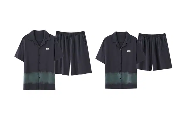 俏薇妮 柔软简约纯色时尚大气高级感短袖短裤家居服舒适透气休闲宽松凉感可外穿夏季睡衣套装 男女同款 深灰色