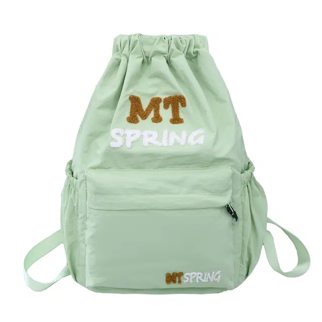 笛贝嘉 韩版森系清新大容量轻便 尼龙 双肩包 男女同款情侣款 多色