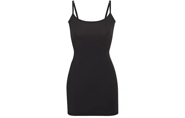 SKIMS FITS EVERYBODY SLIP DRESS ONYX