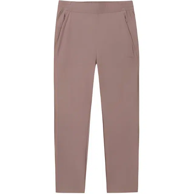 超级安踏 运动生活系列 简约纯色直筒休闲裤 女款 松铝棕