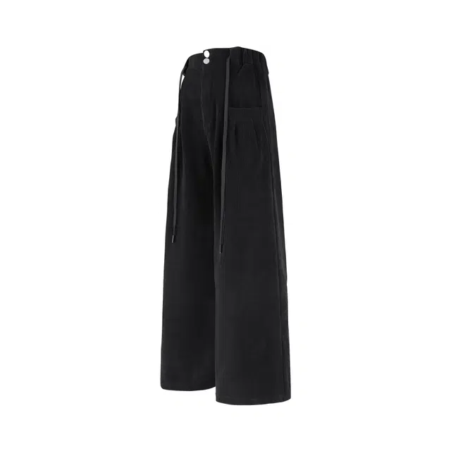 麓蔓蒂 美式复古纯色高腰灯芯绒宽松直筒休闲工装裤 女款