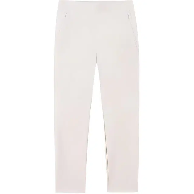 超级安踏 运动生活系列 简约纯色直筒休闲裤 女款 素杏