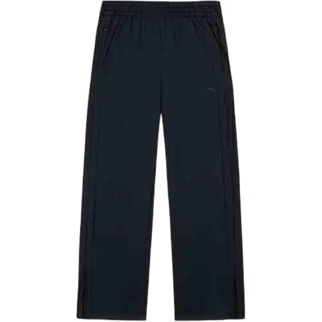 超级安踏 纯色中腰透气百搭休闲裤 女款 基础黑