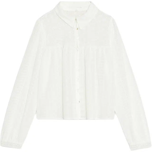 ZARA Embroidered Breathable Shirt