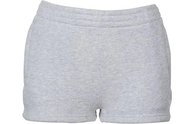 Alexander Wang SS23 Foam Logo Shorts Gray