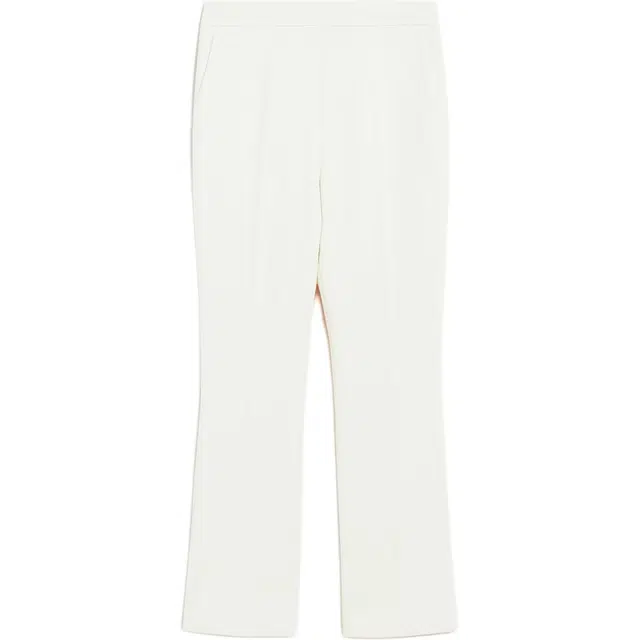 MaxMara Nepeta Wool Crpe Ankle-Length Trousers